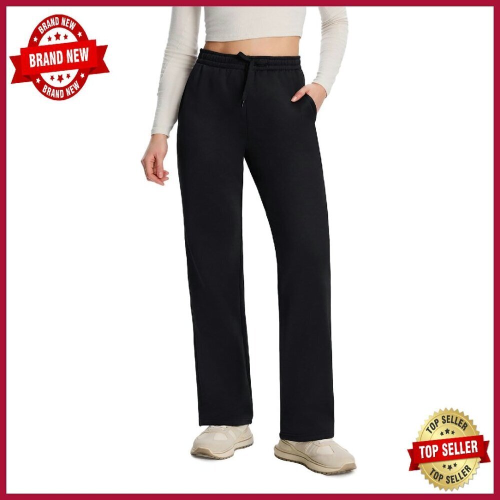 Women's Thermal Fleece Pants Water Resistant Winter Running Sweatpants